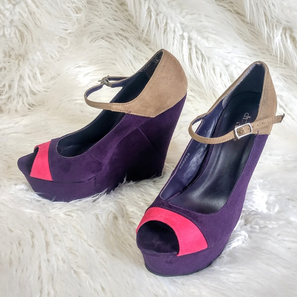 Colorblock Wedges